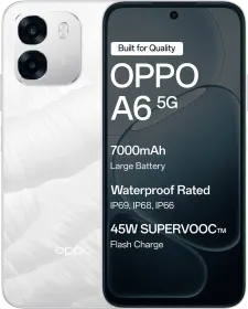 Buy oppo A6 5G (6GB RAM, 128GB, Ice White) Online - Croma